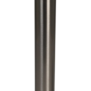Luxform Lighting Calais Solar Post Light in Stainless Steel 50 Lumen,