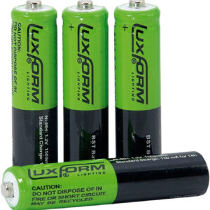 Luxform Lighting AAA Rechargeable Battery - 800 mAH NimH 1.2V - Pack of 4
