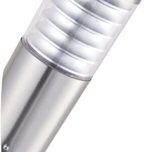 Luxform Lighting Quebec 230v Angled Wall Light in Stainless Steel