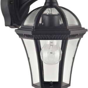 Luxform Lighting Victoria 230v Wall Light Down in Black