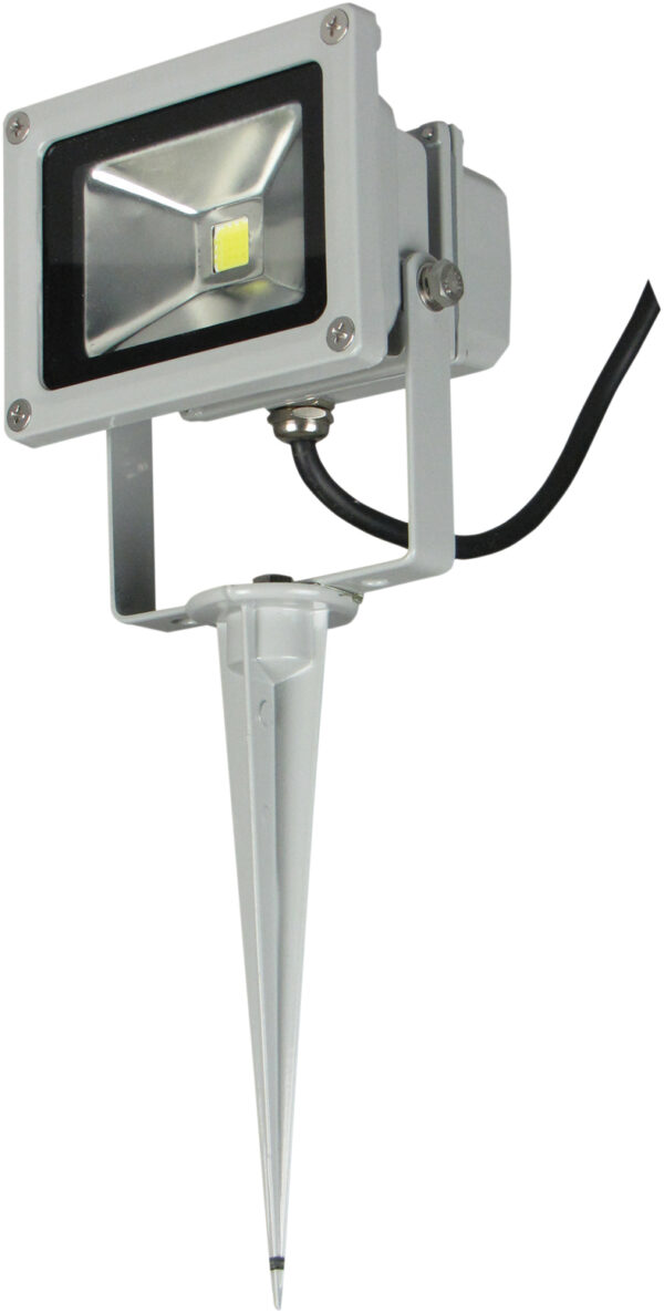 Luxform Lighting Tauri Water Resistant 230v 10W COB LED Outdoor Floodlight with 3m Mains Cable