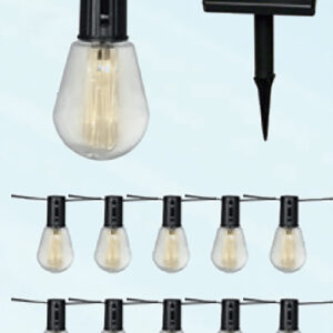 Luxform Lighting Alicante Solar LED String Light
