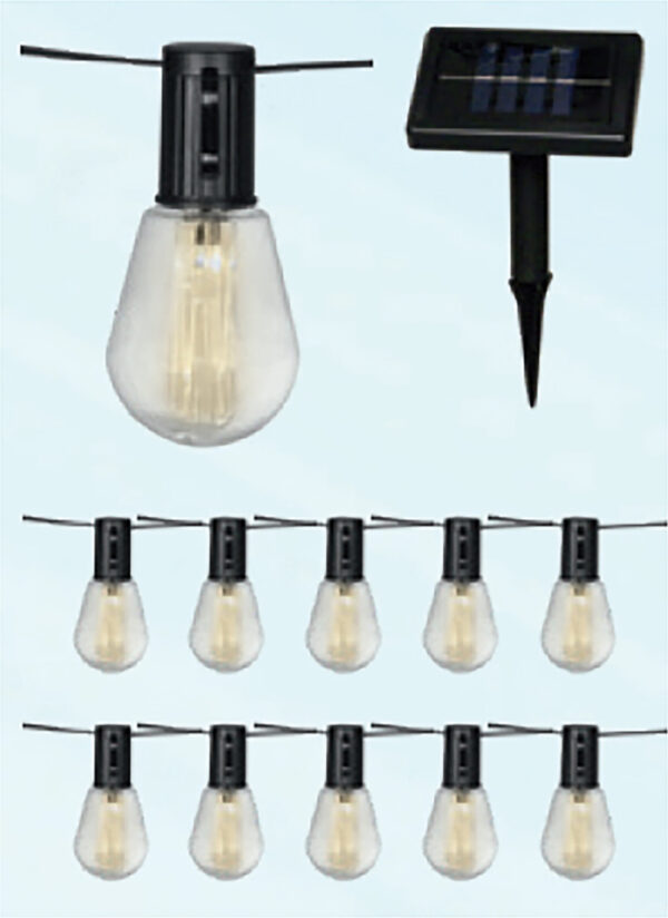 Luxform Lighting Alicante Solar LED String Light