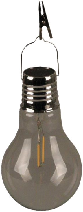 Luxform Lighting LED Solar Filament Glass Bulb