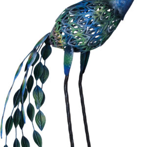 Luxform Lighting Solar Powered Peacock Garden Ornament