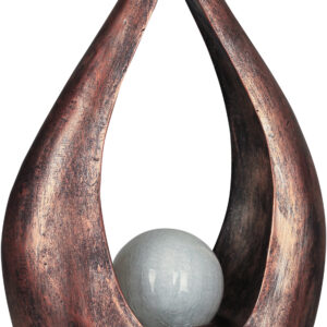 Luxform Lighting Embrace Solar Powered Polystone Garden Ornament