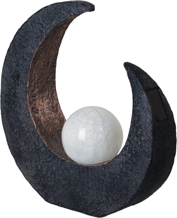 Luxform Lighting Sunrise Solar Powered Polystone Garden Ornament