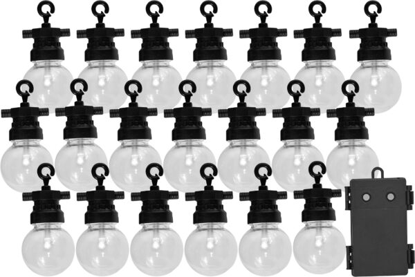 Luxform Lighting Fiji 20 Bulb String Light Set with 24 Hour Timer