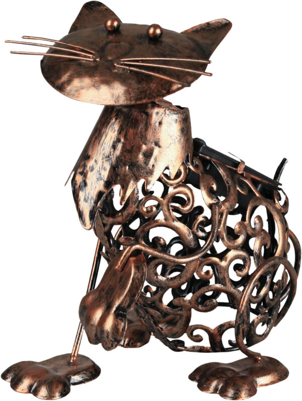 Luxform Lighting Solar Metal Cat LED Light