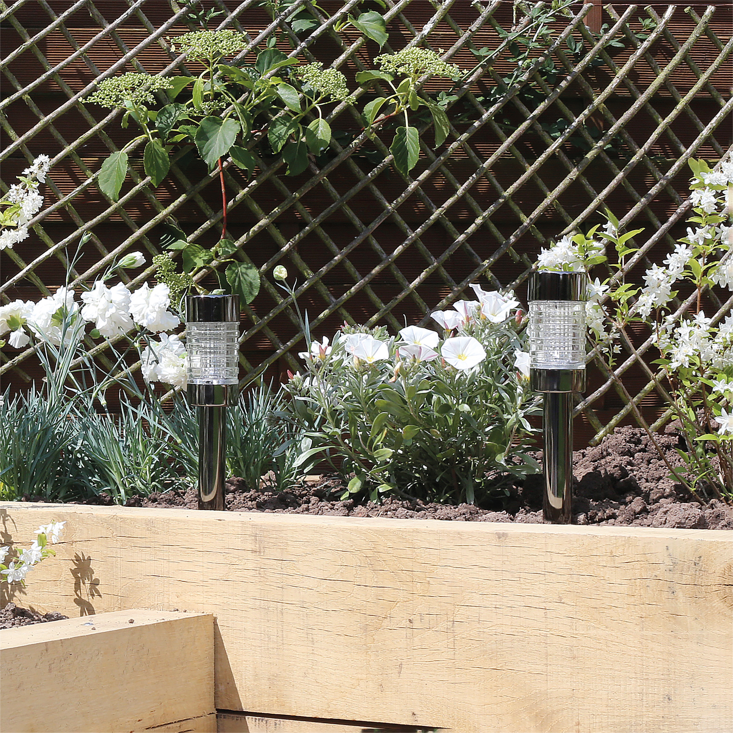 Luxform Lighting LED Solar Rennes Post Light AYR - Pack of 2