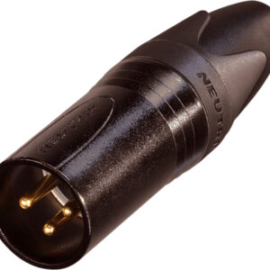 Neutrik NC3MXX-BAG Male 3 Pin XLR Line Plug With Silver Plated Contacts
