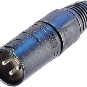 Neutrik NC5MX-B Male 5 Pin XLR Cable Connector With Gold Plated Contacts