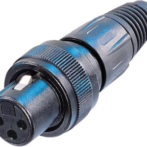 Neutrik NC3FX-SPEC Female 3 Pin XLR Line Socket With Locking Ring and Bronze Contacts