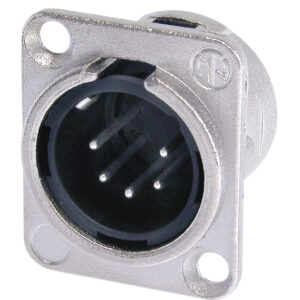 Neutrik NC5MD-L-1 Male 5 Pin XLR Chassis Connector