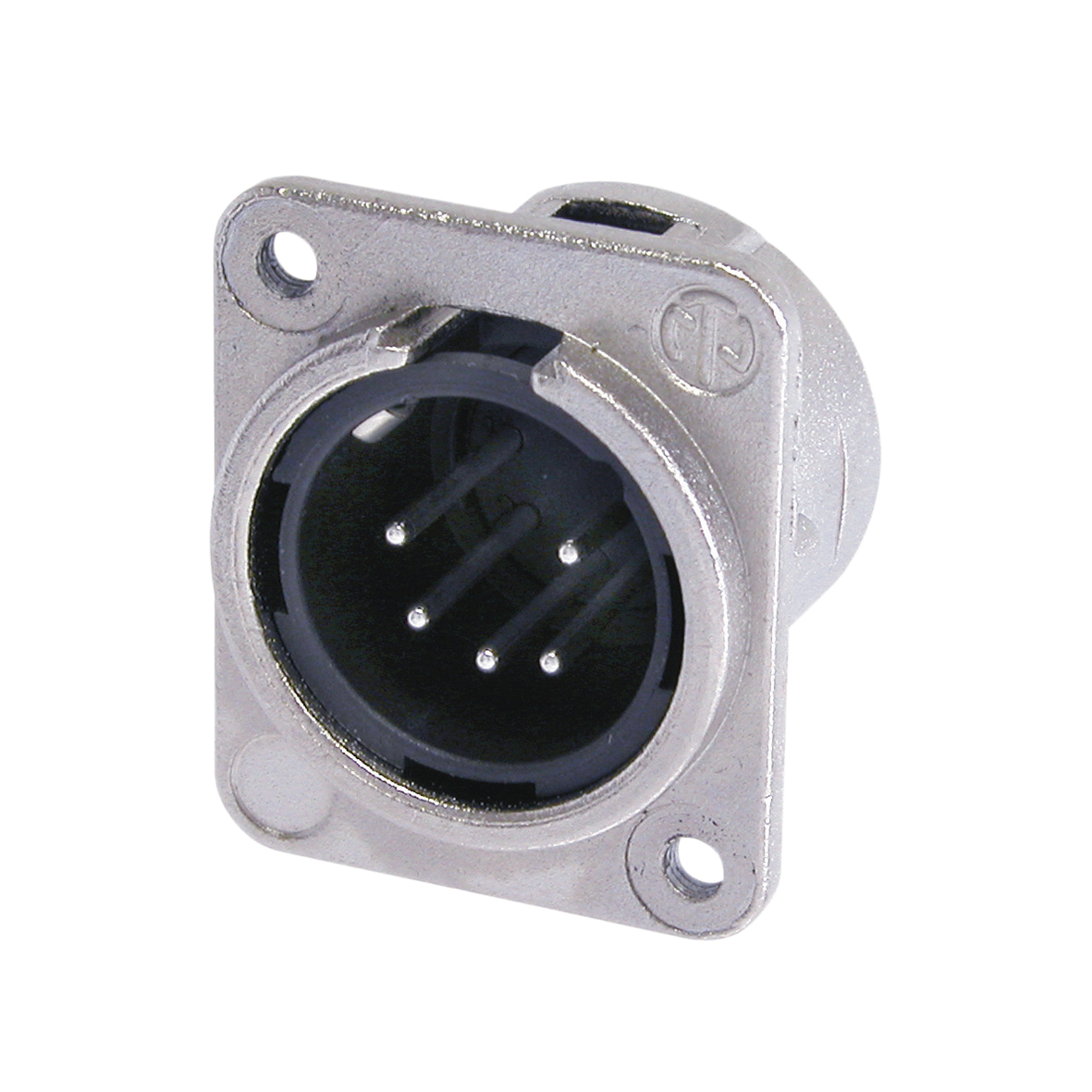 Neutrik NC5MDM3-L-1 Male 5 Pin XLR Chassis Connector
