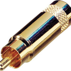 REAN NYS352AG Metal Gold Plated Phono Plug