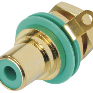 REAN NYS367 Phono Chassis D Size Socket With Gold Plated Contacts and Colour Code