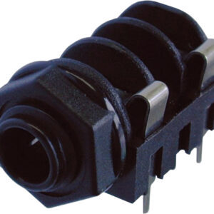 Neutrik NMJ4HFD2 6.35mm Switched Mono Chassis Socket With PCB Pins