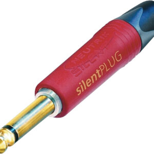 Neutrik NP2X-AU-Silent 6.35mm Mono Metal Jack Plug For Guitars (no pops or crackles on live insertion)