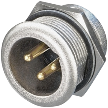 Neutrik NC3MPR-HD Male 3 Pin XLR Heavy Duty Chassis Socket for Outdoor Use (IP65)