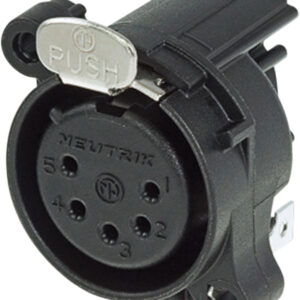 Neutrik NC5FAH Female 5 Pin XLR Chassis Connector