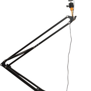 LED 360 Selfie Ring Light with Boom Arm and Mounting Clamp