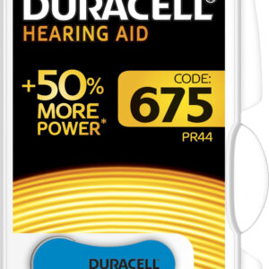 Duracell Hearing Aid Battery Size 675 - Pack of 6