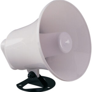 White 15w 8 ohm Round Horn Speaker