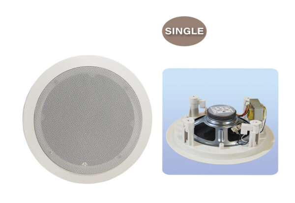 Eagle Fast Fit 6w 100v line ceiling speaker