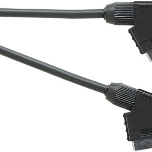 Premium Scart Plug to Scart Plug TV and Video Lead Audio and Video Circuits Connected