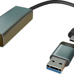 Electrovision USB and USB Type C to Ethernet Adapter