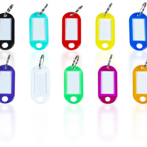 Eagle Assorted Colour Key Tags, Pack of 10