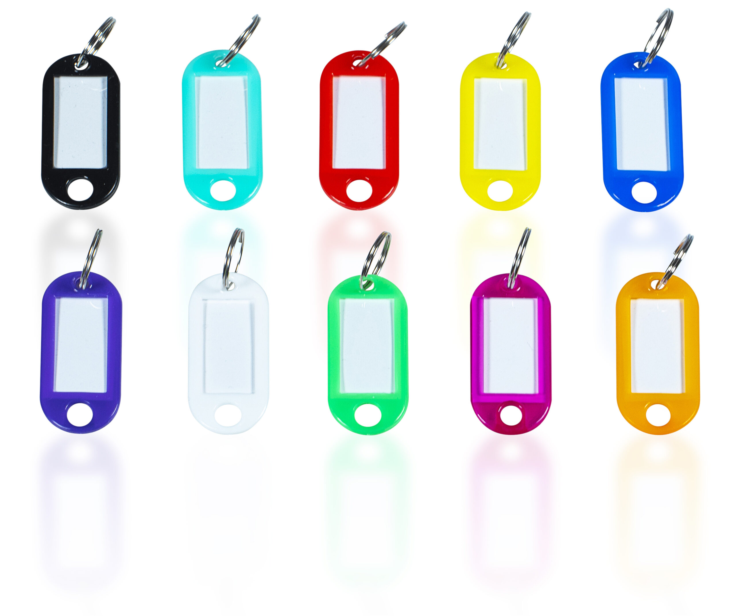 Eagle Assorted Colour Key Tags, Pack of 10