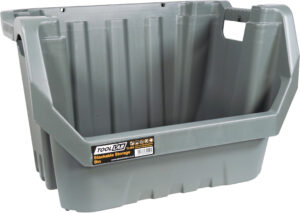 Tool Lab Large Stackable Storage Bin With Carry Handle