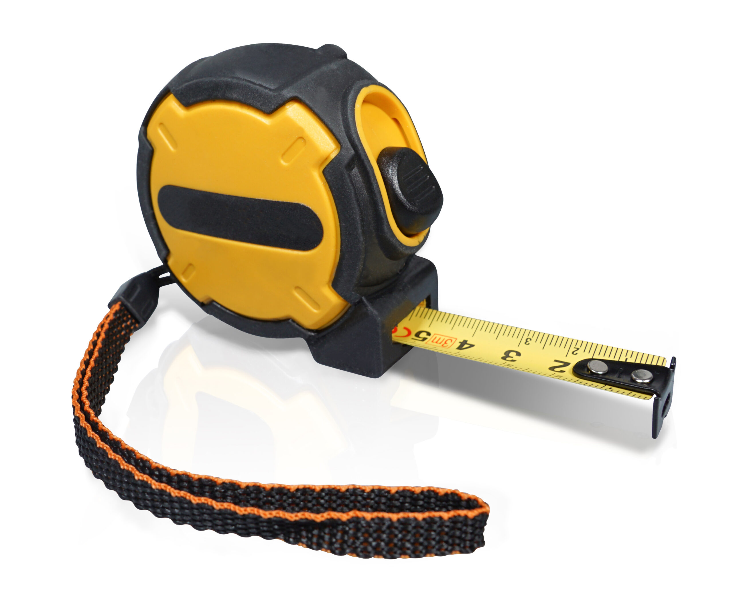 Toollab Auto Retractable Tape Measure With Grip Lock, Carry Handle and Belt Clip 5m