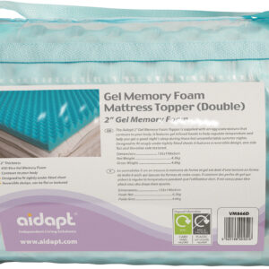 Gel Memory Foam Mattress Topper (Standard Double)