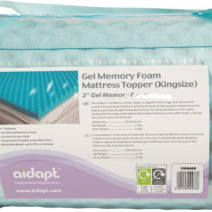 Gel Memory Foam Mattress Topper (King Size)