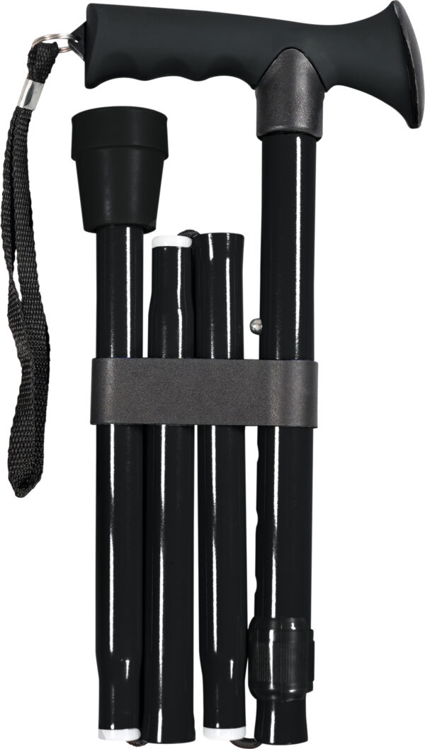 Gel Handled Folding Walking Stick