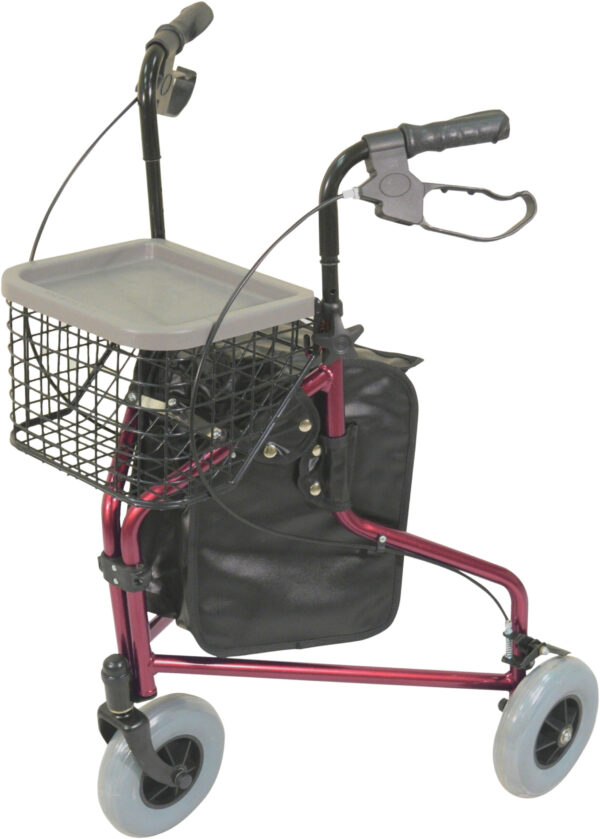 Lightweight Tri Walker with Bag and Basket