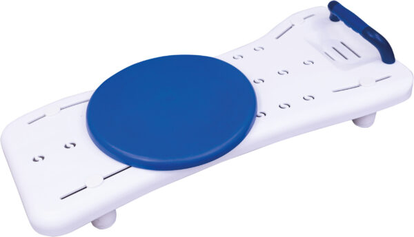 Width Adjustable Bath Board with Integral Handle and Turntable