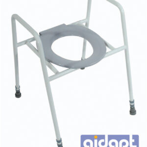 Solo Skandia Raised Toilet Seat and Frame with Clip on Seat