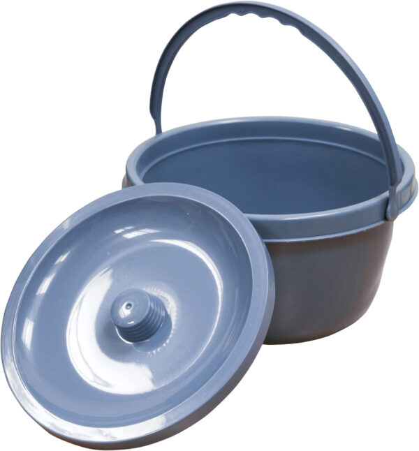 Replacement Commode Bucket and Lid for the VR252F Folding Commode