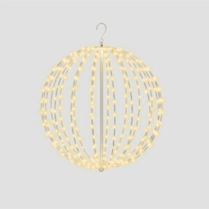 Xmas Haus Pre Lit LED Sphere with Micro LEDs, 5m Lead, Timer Power Supply