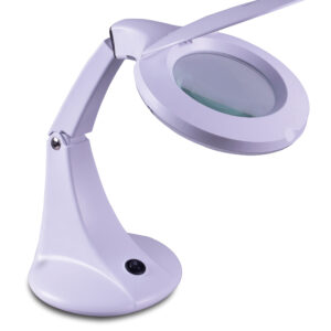 Eagle Desktop LED Twin Arm Illuminated Magnifier With 4" Lens