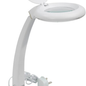 Eagle Desktop LED Single Long Arm Illuminated Magnifier with 4 Lens